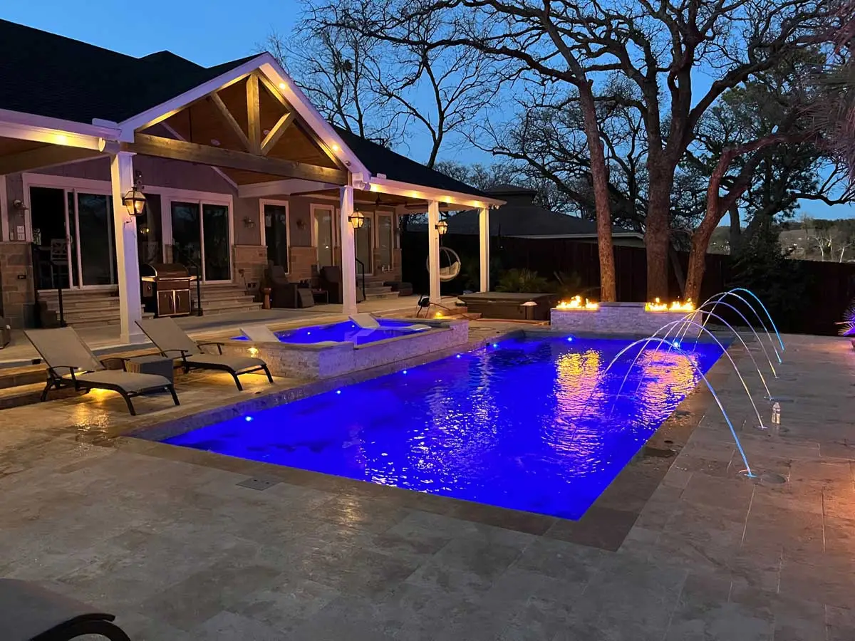Water features for your Austin, TX swimming pool
