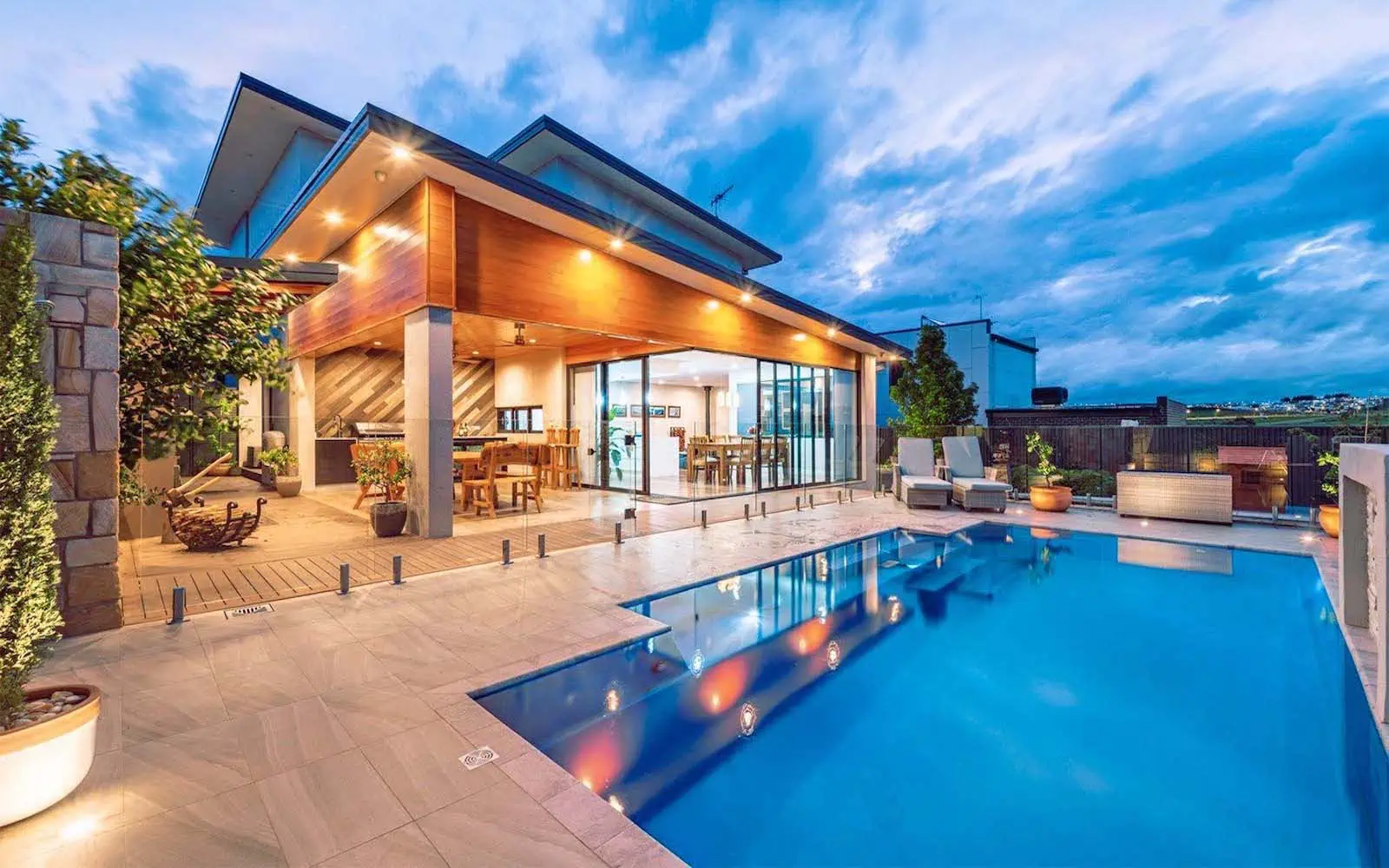 Leisure-Pools-fiberglass-pool-designs modern fiberglass swimming pool designs for Austin, Texas